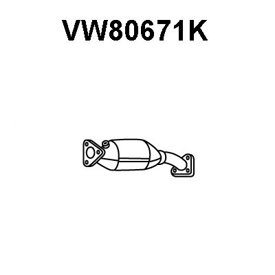 VENEPORTE Katalysaattori VW80671K