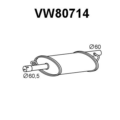 VENEPORTE Etuäänenvaimentaja VW80714