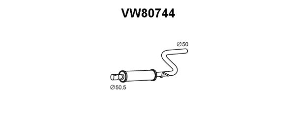 VENEPORTE Etuäänenvaimentaja VW80744