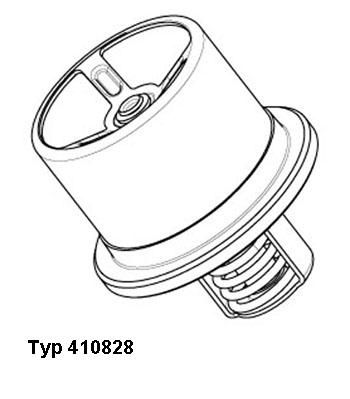 WAHLER Termostaatti, jäähdytysneste 410828.82D0