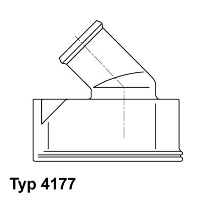 WAHLER Termostaatti, jäähdytysneste 4177.92D