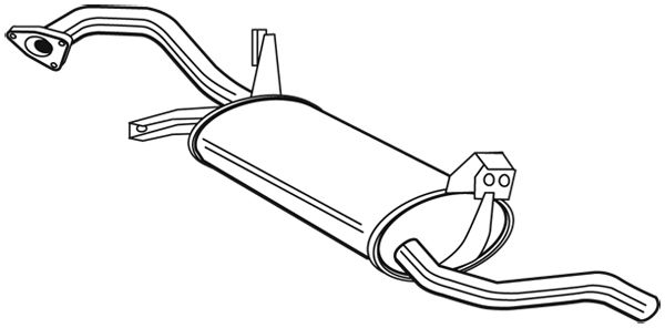 WALKER Takaäänenvaimentaja 22743