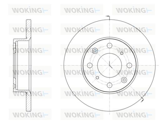 WOKING Jarrulevy D6040.00