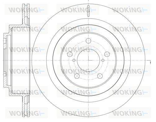 WOKING Jarrulevy D61001.10