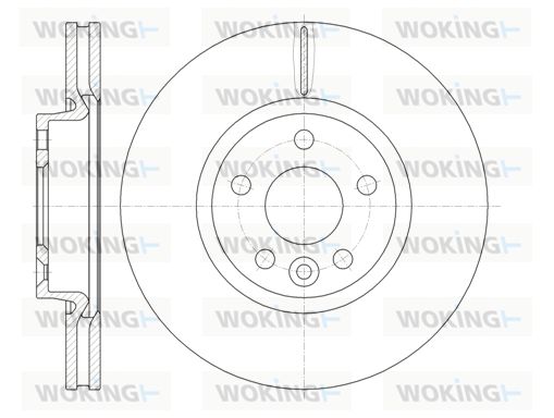 WOKING Jarrulevy D61019.10