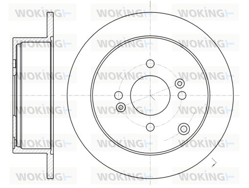 WOKING Jarrulevy D61024.00