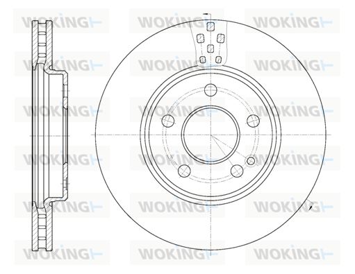 WOKING Jarrulevy D61029.10