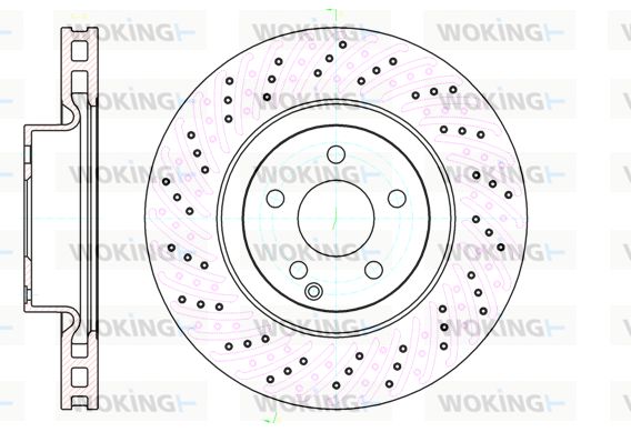 WOKING Jarrulevy D61032.10