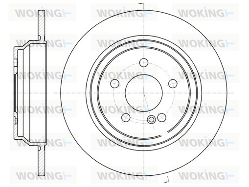 WOKING Jarrulevy D61033.00