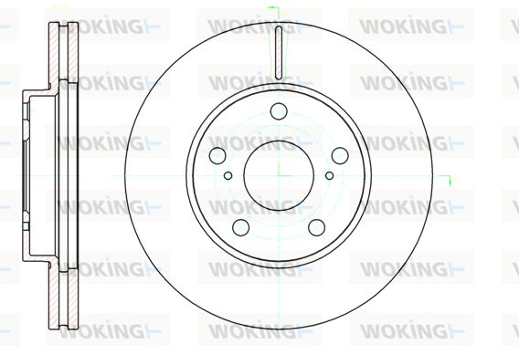 WOKING Jarrulevy D61043.10