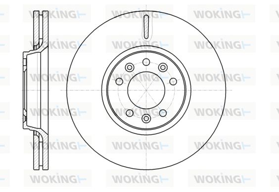 WOKING Jarrulevy D61054.10