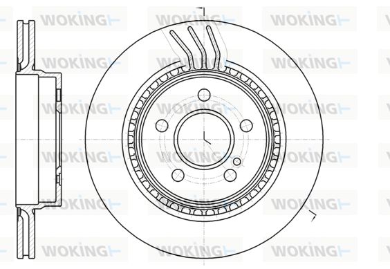 WOKING Jarrulevy D61071.10