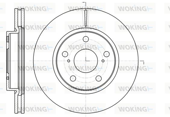 WOKING Jarrulevy D61077.10