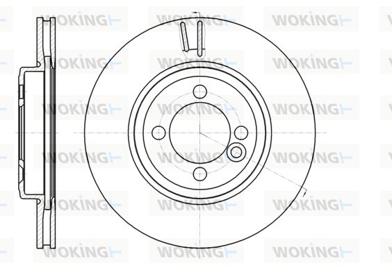 WOKING Jarrulevy D61081.10