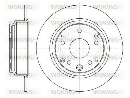 WOKING Jarrulevy D61090.00