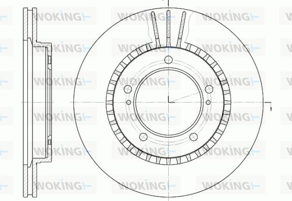 WOKING Jarrulevy D61125.10