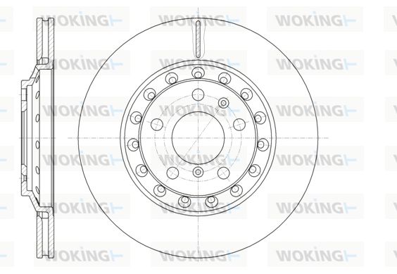 WOKING Jarrulevy D61155.10