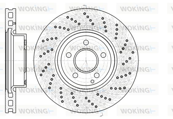 WOKING Jarrulevy D61185.10