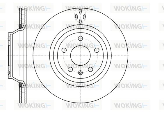 WOKING Jarrulevy D61281.10