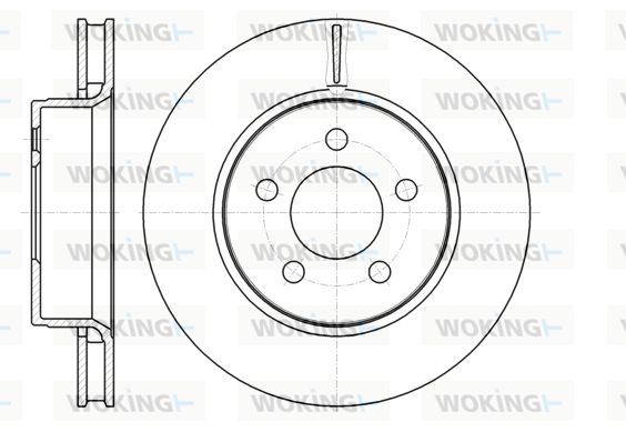 WOKING Jarrulevy D61301.10