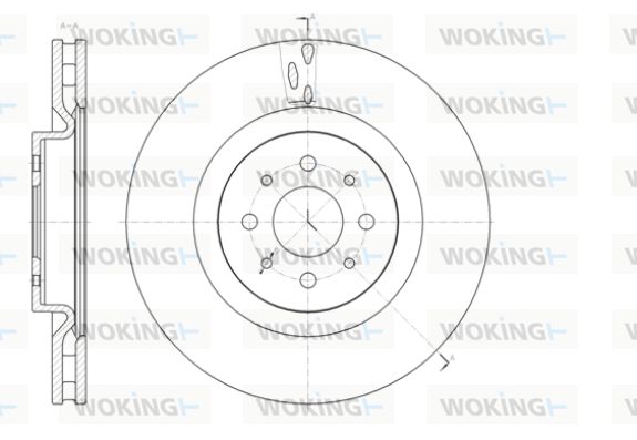 WOKING Jarrulevy D61391.10