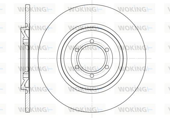 WOKING Jarrulevy D6140.00