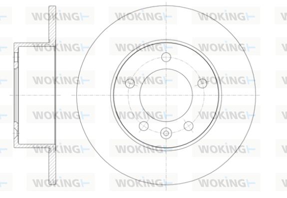 WOKING Jarrulevy D61412.00