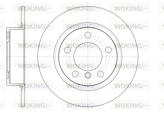 WOKING Jarrulevy D61441.00