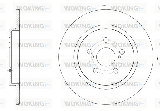 WOKING Jarrulevy D61464.00