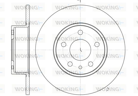 WOKING Jarrulevy D6149.00