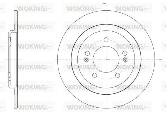 WOKING Jarrulevy D61506.00