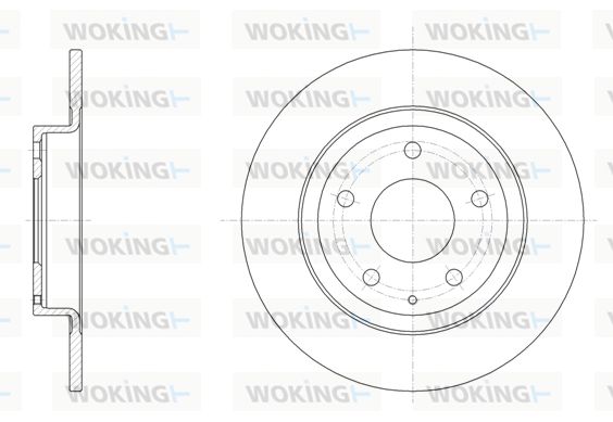 WOKING Jarrulevy D61519.00