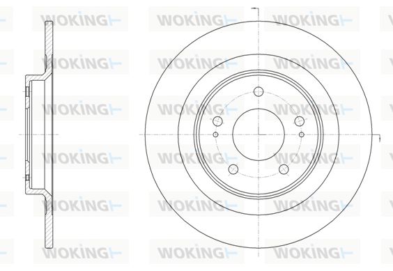 WOKING Jarrulevy D61528.00