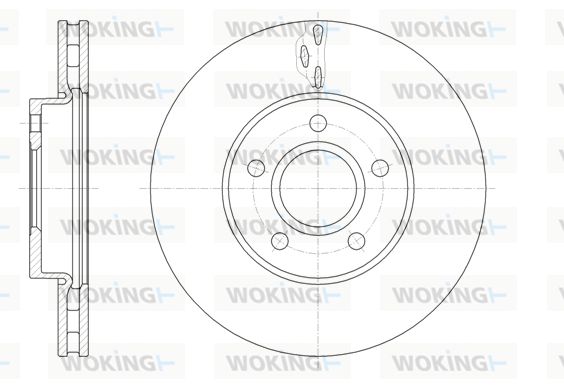 WOKING Jarrulevy D61560.10