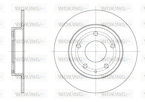 WOKING Jarrulevy D61575.00