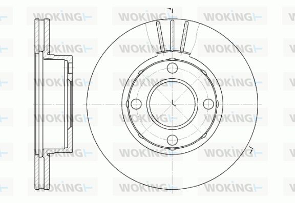 WOKING Jarrulevy D6177.10