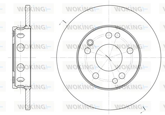 WOKING Jarrulevy D6221.00