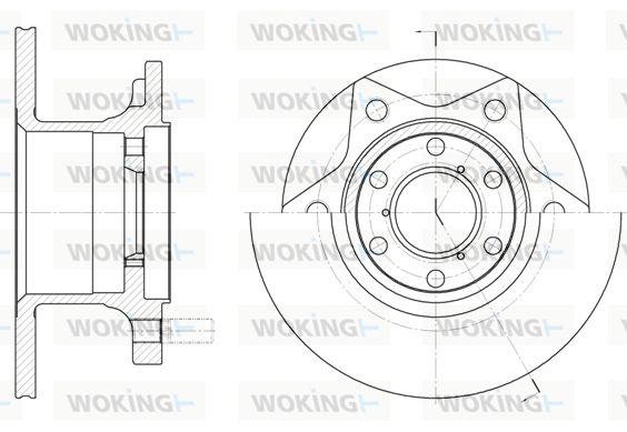 WOKING Jarrulevy D6242.00