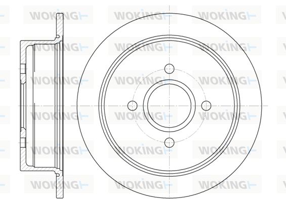 WOKING Jarrulevy D6250.00