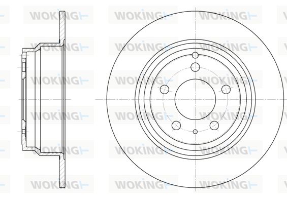 WOKING Jarrulevy D6411.00