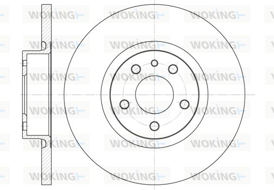 WOKING Jarrulevy D6512.00