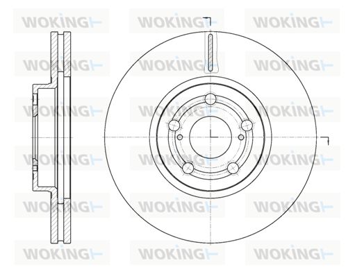 WOKING Jarrulevy D6701.10