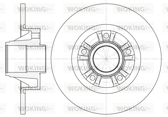 WOKING Jarrulevy D6733.00