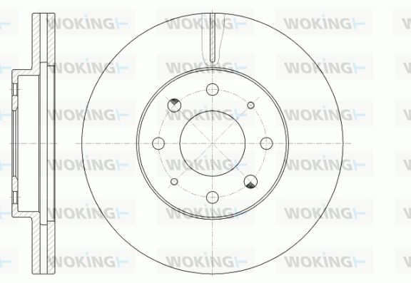 WOKING Jarrulevy D6775.10