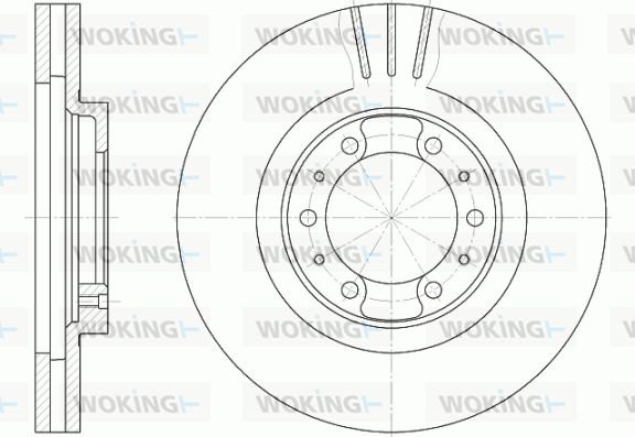 WOKING Jarrulevy D6868.10