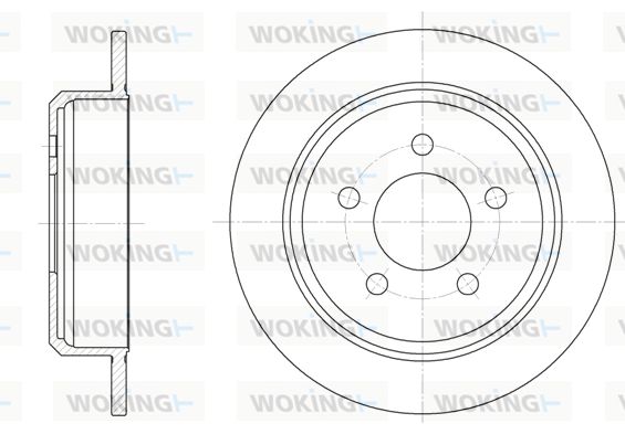 WOKING Jarrulevy D6913.00