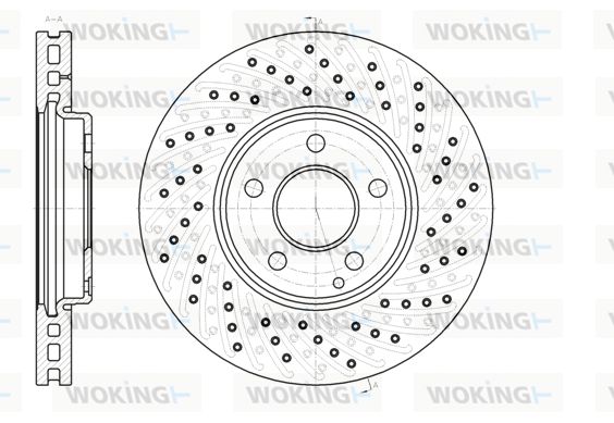 WOKING Jarrulevy D6943.10