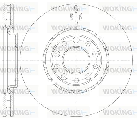 WOKING Jarrulevy D6964.10