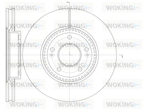 WOKING Jarrulevy D6988.10