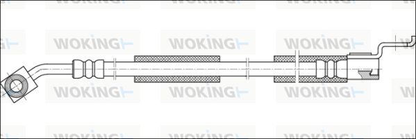 WOKING Jarruletku G1904.18